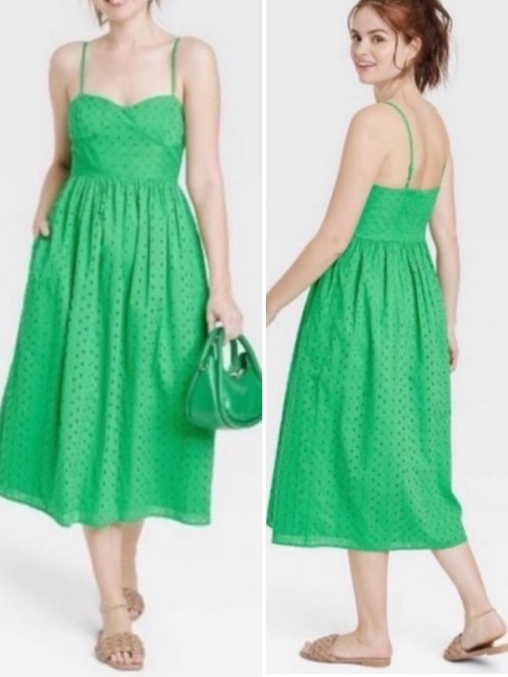 A New Day Eyelet Midi Sundress